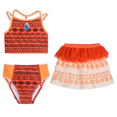 Moana Deluxe Swimsuit Set for Girls | shopDisney