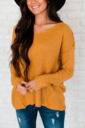 Ophelia Sweater Mustard – Lucy Avenue