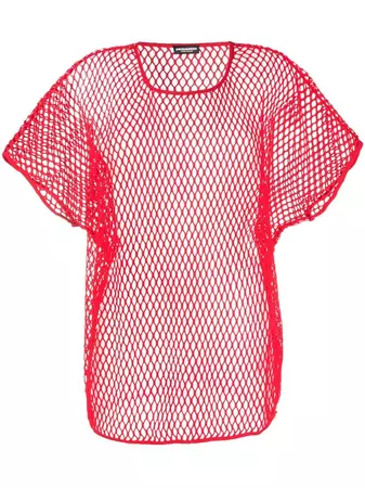 Dsquared2 Cotton Net T-shirt - Farfetch