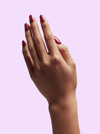 red nails png