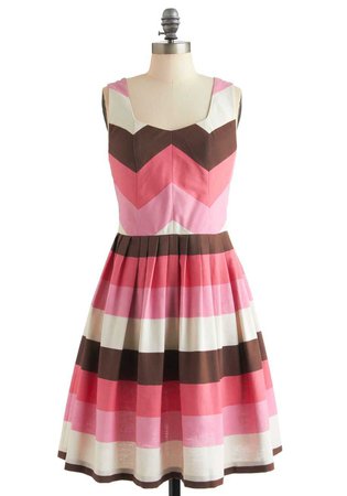 white, pink, and brown (neapolitan) dress - Google Search