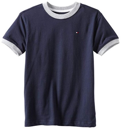 Amazon.com: Tommy Hilfiger Big Boys' Core Crew Neck Ken Tee, Core Navy, Medium (12/14): Fashion T Shirts: Clothing