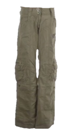 green-gray baggy cargo pants