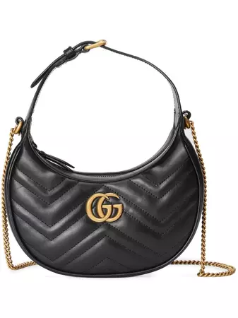 Gucci GG Marmont half-moon Shaped Mini Bag - Farfetch