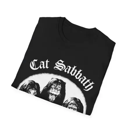 Funny Cat Sabbath Black Sabbath T-Shirt - ootheday.