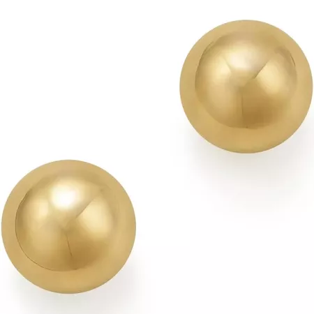 Saks Fifth Avenue Women's 14K Yellow Gold Ball Stud Earrings