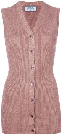 sleeveless knitted top