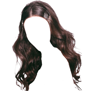 brown hair png clips