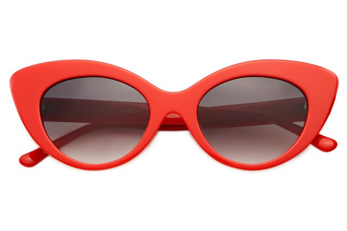 Crap® Eyewear | The Wild Gift Red Acetate Cat-Eye Sunglasses