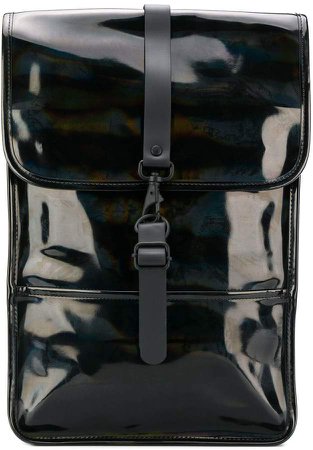 glossy effect backpack