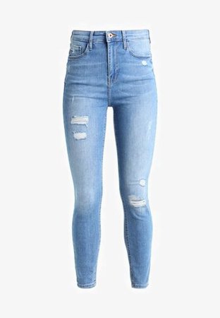 River Island Jeans Skinny Fit - blue denim - Zalando.co.uk