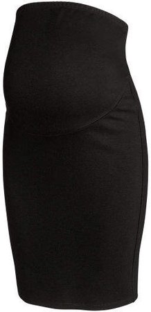 MAMA Jersey Skirt - Black