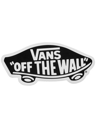 Vans Off The Wall Sticker 4"
