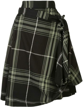Plaid Blanket Skirt