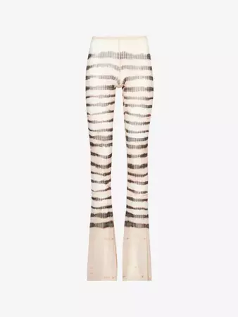 JEAN PAUL GAULTIER - Jean Paul Gaultier x KNWLS abstract-print woven trousers | Selfridges.com