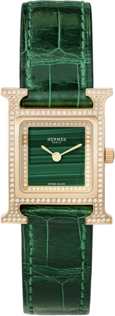hermes green watch