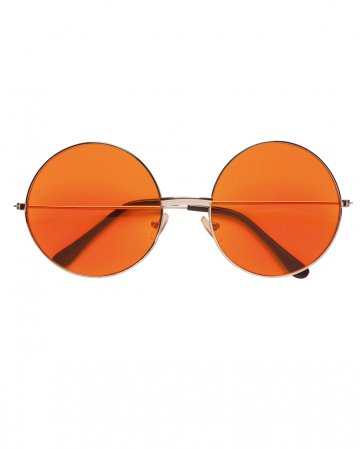 Orange 70s Sunglasses Hippie sunglasses as Carnival Glasses | horror-shop.com