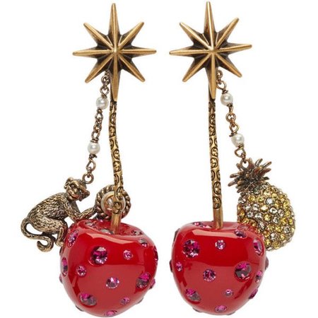 Gucci Cherry Earrings