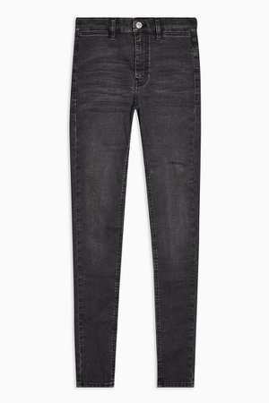 Washed Black Pocket Jamie Jeans | Topshop