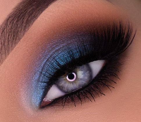 Blue/Purple Eye Makeup