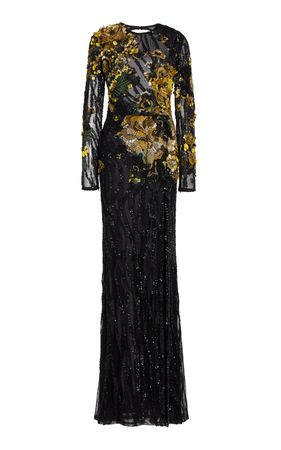 Embroidered Tulle Gown By Elie Saab | Moda Operandi