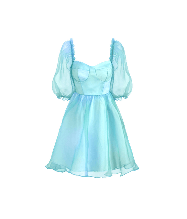 Heart on Fire Tulle Dress - Mint (Dei5 edit)