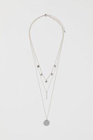 Triple-strand Necklace - Silver-colored - Ladies | H&M US