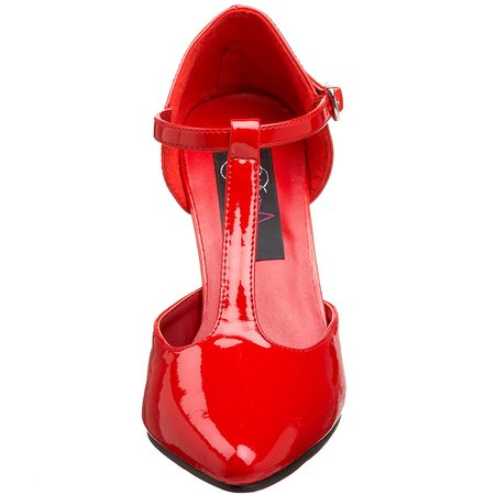 Red Shiny VAN415/R PLEASER big size High Heel Pumps for Men women shoes for Men travesty shoes crossdresser Pumps