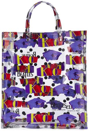The Beatles X printed tote bag