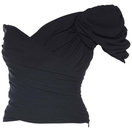 Vivienne Westwood Draped Corset Top For Sale at 1stdibs
