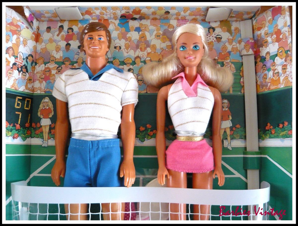 tennis barbie Ken