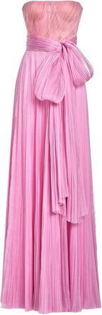 J. Mendel Bow-Accent Silk-Organza Gown Size: 0