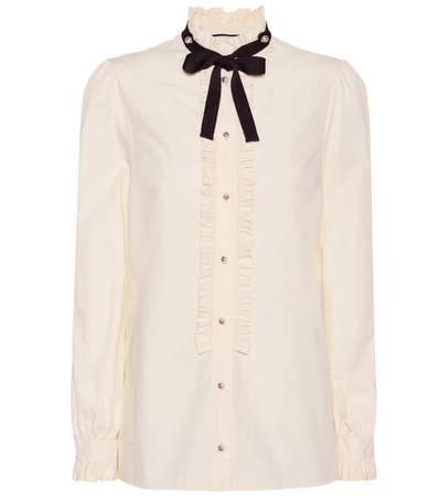 Gucci | embellished silk blouse