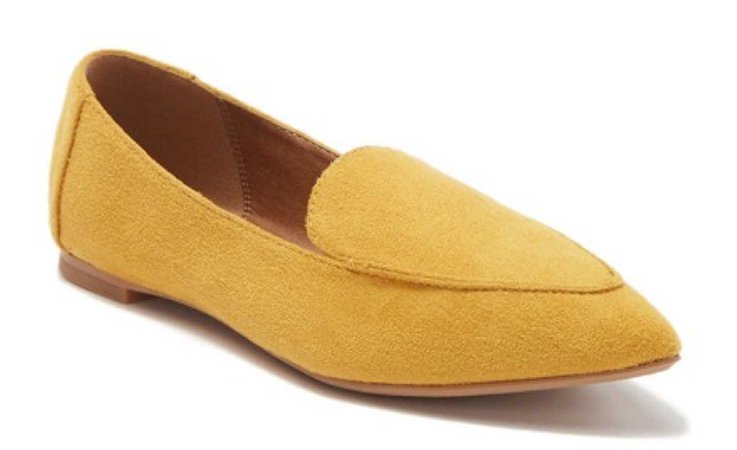yellow loafer