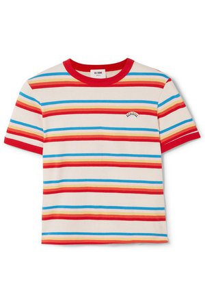 RE/DONE Seventies striped cotton-jersey T-shirt