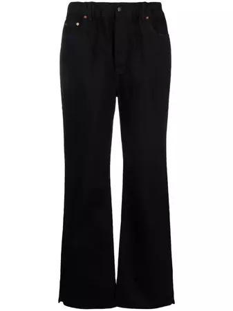 Shop Alexander Wang loose fit wide leg trousers with Express Delivery - FARFETCH