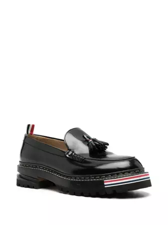 Thom Browne Chunky Tasselled Leather Loafers - Farfetch