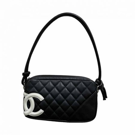 Cambon leather handbag Chanel Black in Leather - 9920438