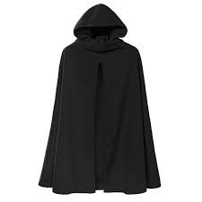 black hooded cape coat - Google Search