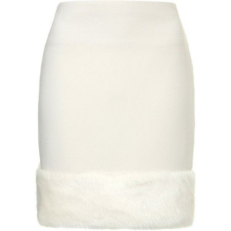 TOPSHOP Faux Fur Trim Mini Skirt | Mini skirts, Fur skirt, Topshop