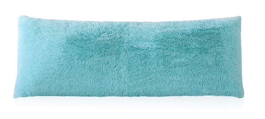 Fluffy Turquoise Pillow