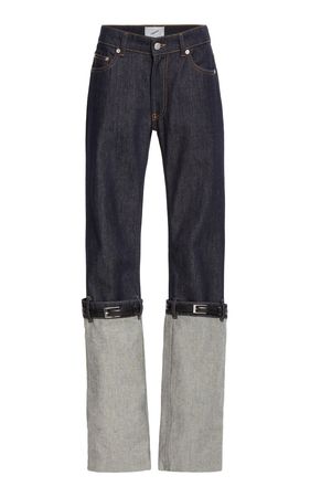 Exposed Cuff Straight-Leg Jeans By Coperni | Moda Operandi