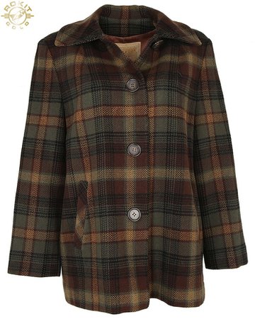 50s Pendleton Brown Checked Wool Jacket - M Brown £165 | Rokit Vintage Clothing