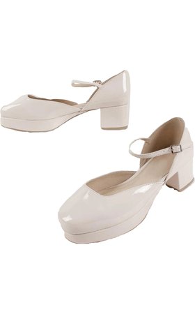 Mary Janes white