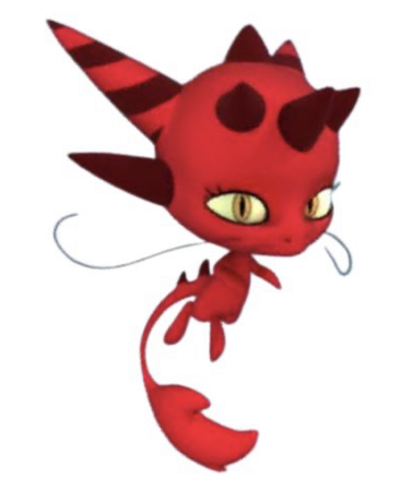 the dragon kwami from tales of miraculous ladybug and cat noir