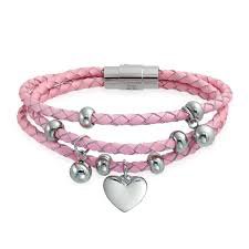pink heart bracelet - Google Search