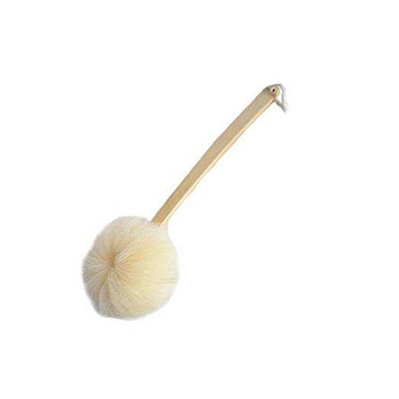 Amazon.com : Pretty See Loofah Back Scrubber Bath Body Brush Shower Brush Exfoliating Luffa Pouf Sponge with Long Wooden Handle : Beauty