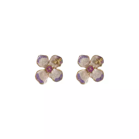 Fairycore Flower Ear Pins – Retro Fairy