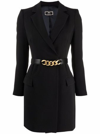 Elisabetta Franchi belted blazer minidress - FARFETCH