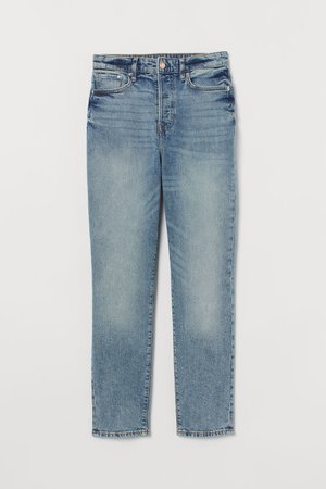 Mom Jeans - Light blue - | H&M US